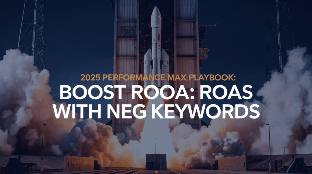 2025 Performance Max Playbook: Boost ROAS with Neg Keywords