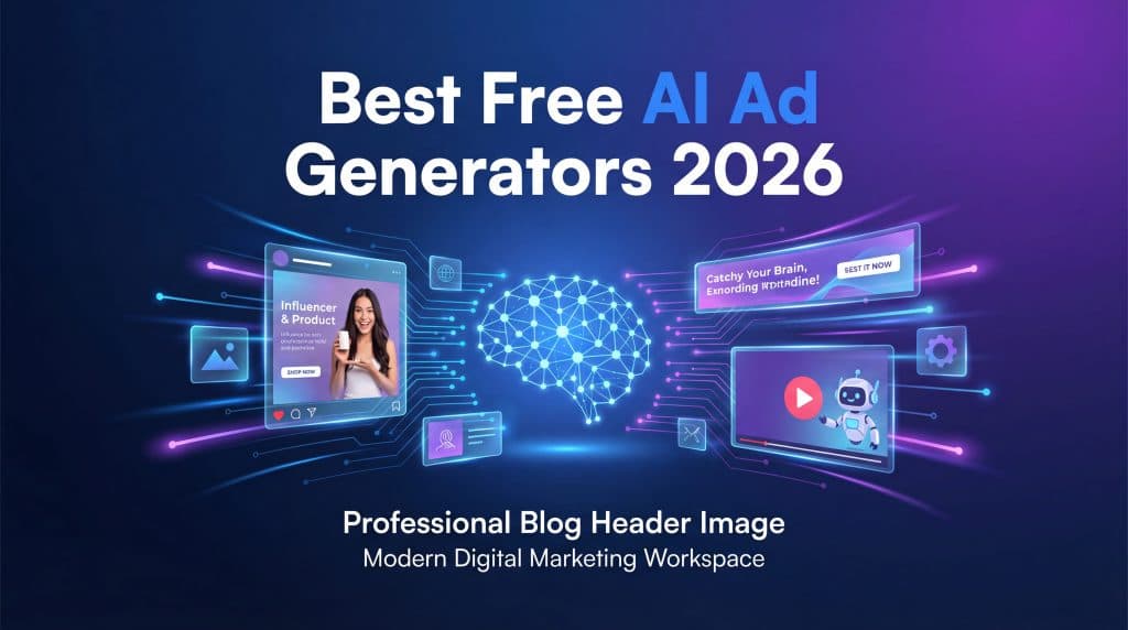 Best free AI ad generator tools comparison for marketing teams in 2026